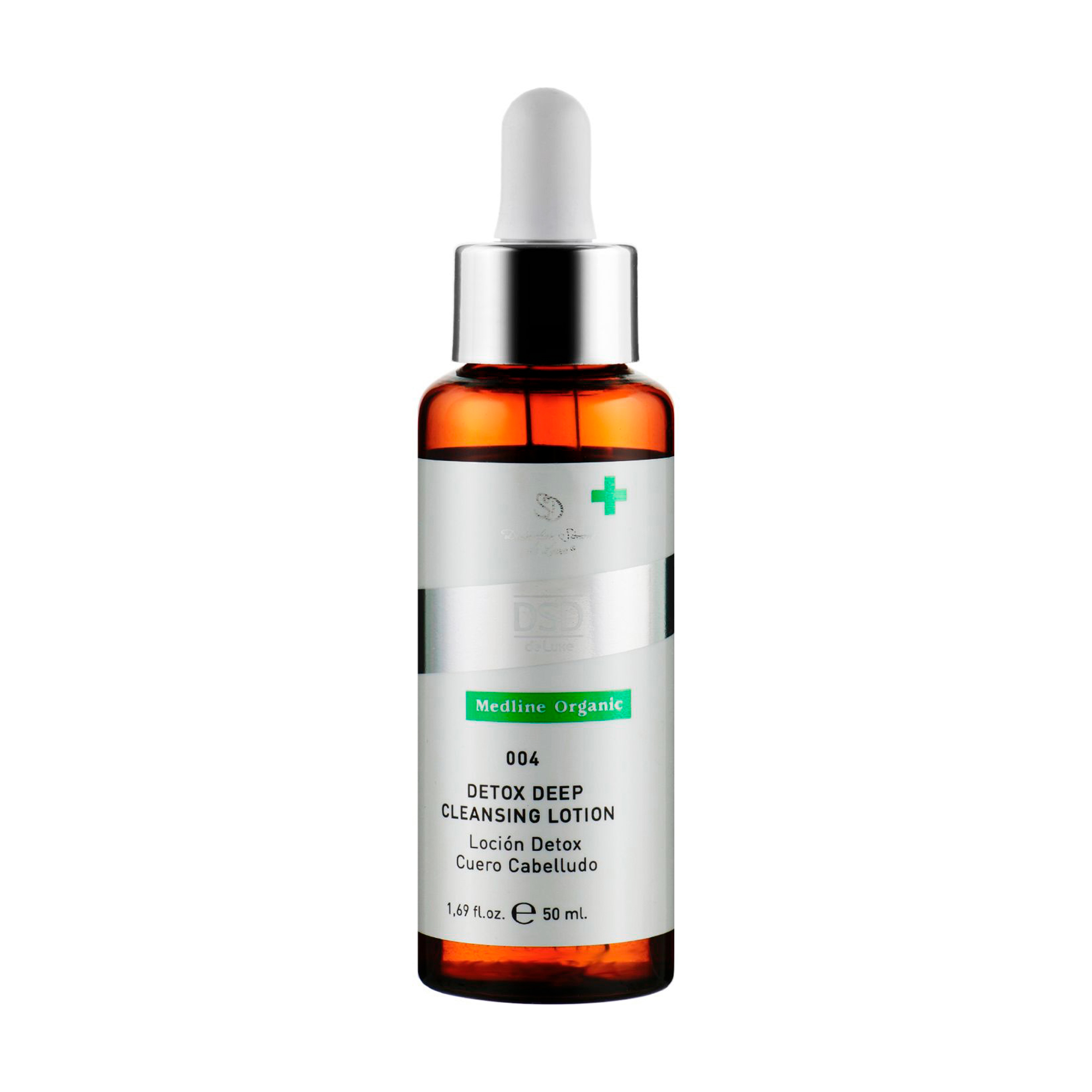 Детокс-лосьйон DSD de Luxe 004 Medline Organic Detox Deep Cleansing Lotion для глибокого очищення шкіри голови, 50 мл